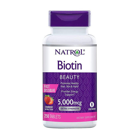 Natrol Biotin Beauty 5,000 mcg 250 ct
