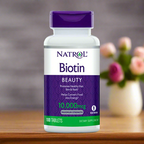 Natrol Biotin 10000mcg 100ct - Vitamins House