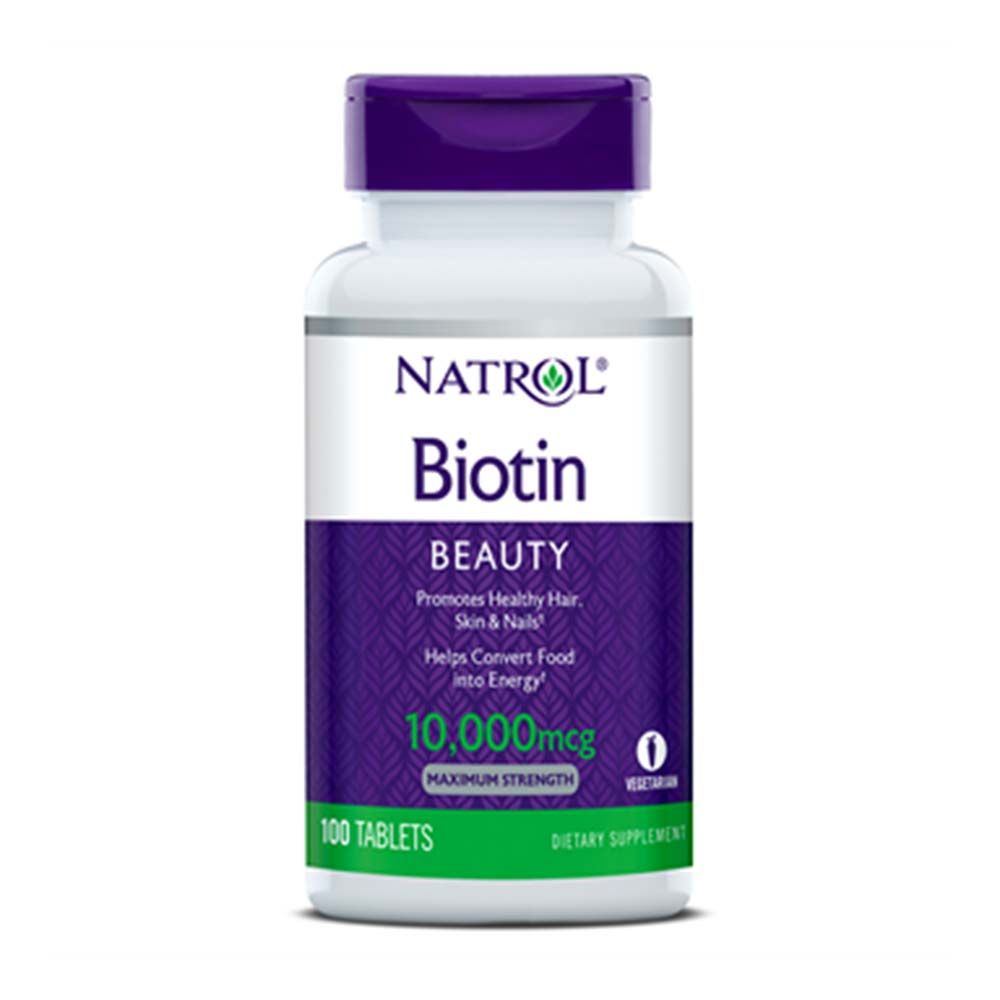 Natrol Biotin 10000mcg 100ct - Vitamins House