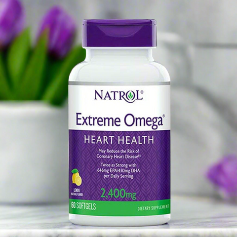 Natrol Extreme Omega – 2400mg 60-Softgels - Vitamins House