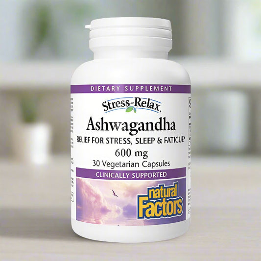 Natural Factors KSM-66 Ashwagandha 600mg, 30 Ct