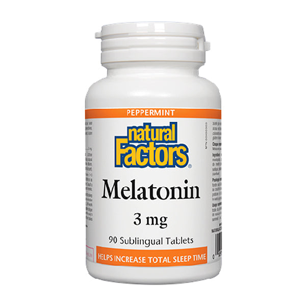 Natural Factors Melatonin 3mg, 90 Ct