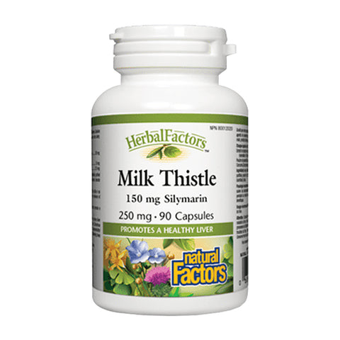 Natural Factors Milk Thistle 250mg, 90 Ct