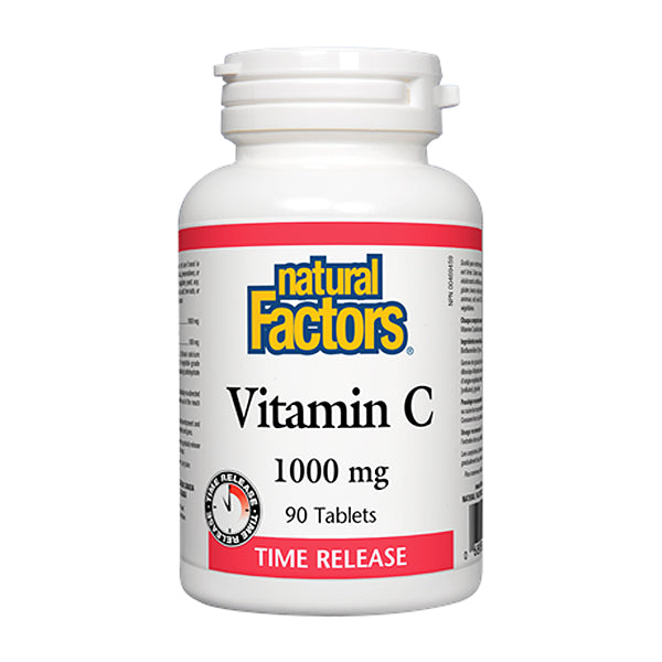 Natural Factors Time Release Vitamin C 1000mg, 90 Ct