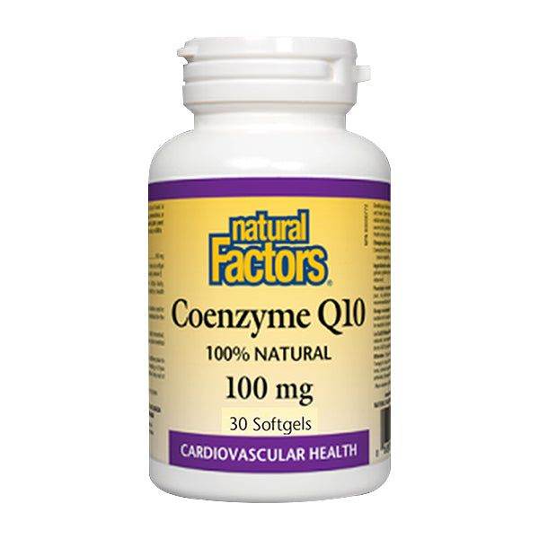 Natural Factors CoQ10 100mg, 30 Ct - Vitamins House