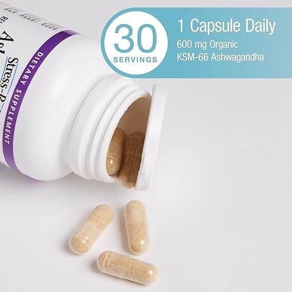 Natural Factors KSM-66 Ashwagandha 600mg, 30 Ct - Vitamins House