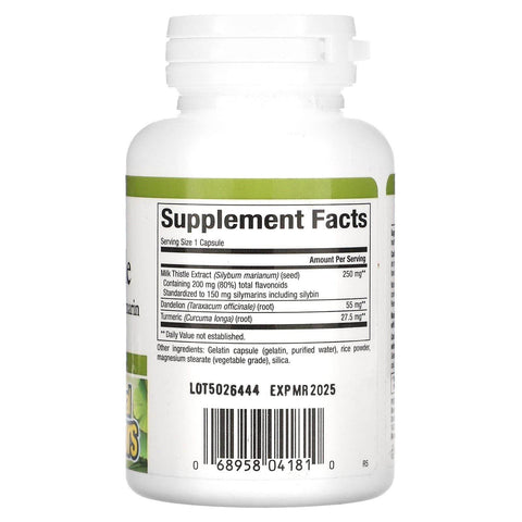 Natural Factors Milk Thistle 250mg, 90 Ct - Vitamins House
