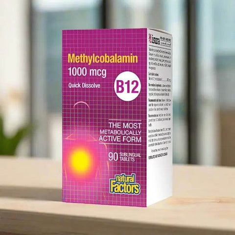 Natural Factors Vitamin B12 1000 mcg Sublingual 90 Ct in pakistan at Vitamins House