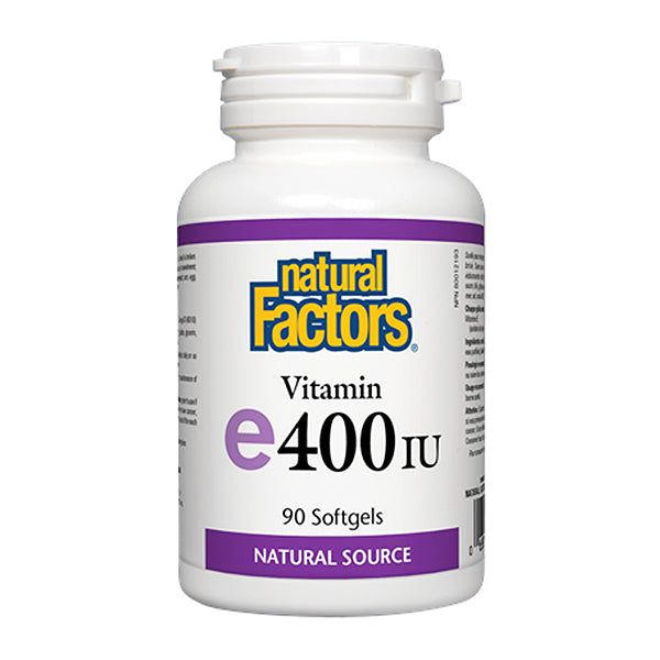 Natural Factors Vitamin E 400IU - Vitamins House