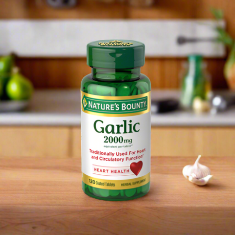 Nature's Bounty Garlic 2000 mg, 120 Ct - Vitamins House