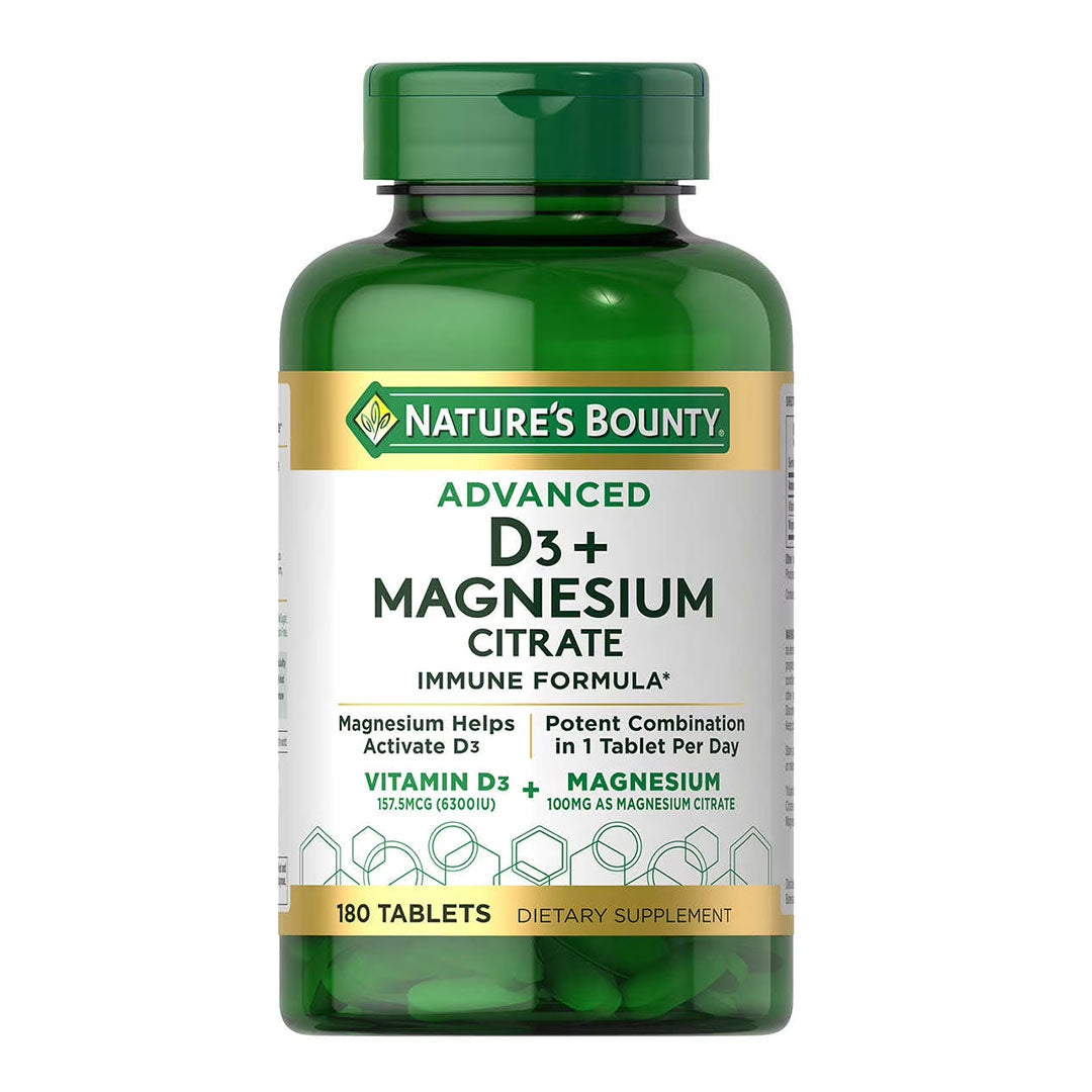 Nature’s Bounty Advance Magnesium Citrate + D3