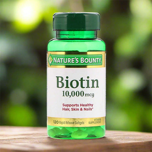 Nature's Bounty Biotin 10000mcg 120 Softgels - Vitamins House