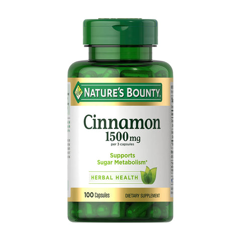 Nature’s Bounty Cinnamon 1500mg