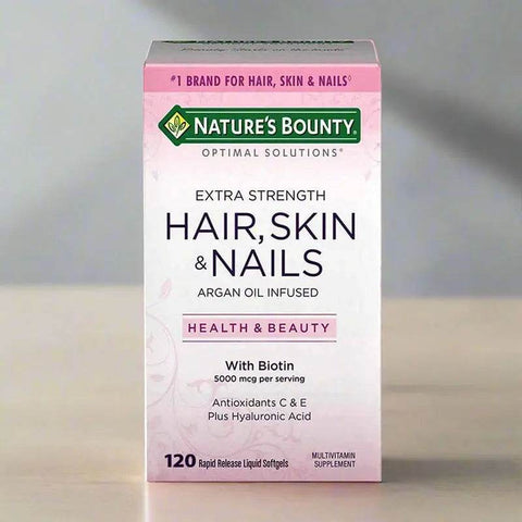 Nature's Bounty Extra Strength Hair, Skin, Nails 120 Softgels in Pakistan at Vitamins House
