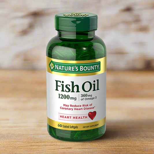 Nature's Bounty Fish Oil 1200mg Plus Omega-3 60 Softgels in Pakistan