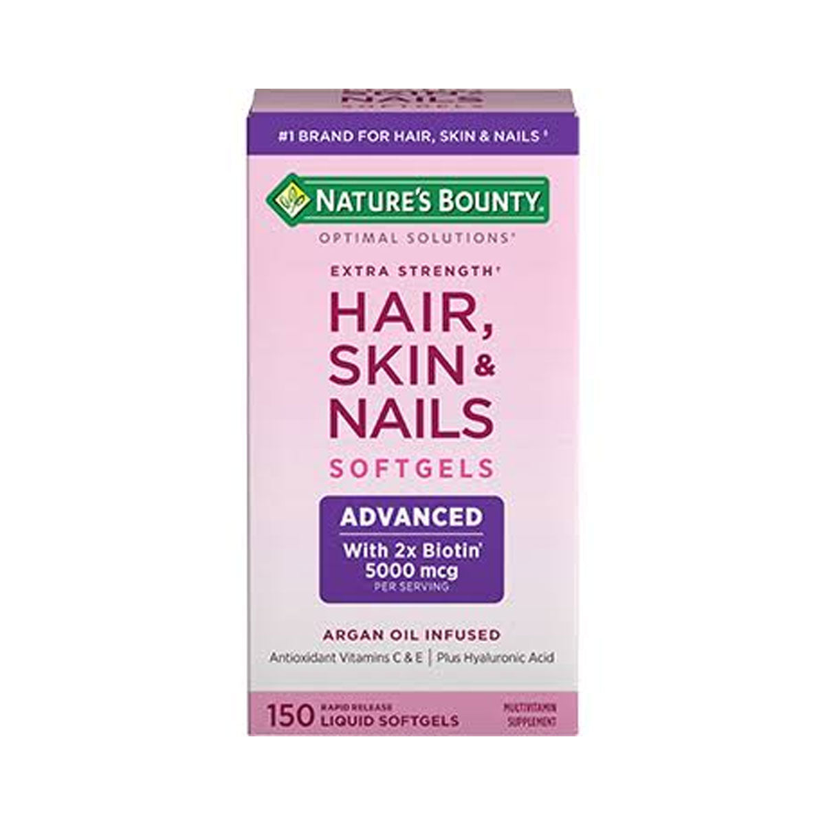 Nature’s Bounty Hair, Skin & Nails with Biotin (Extra Strength) 5000mcg
