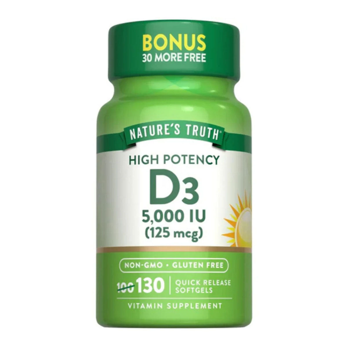 Nature’s Truth Vitamin D3 5000 IU Price in Pakistan