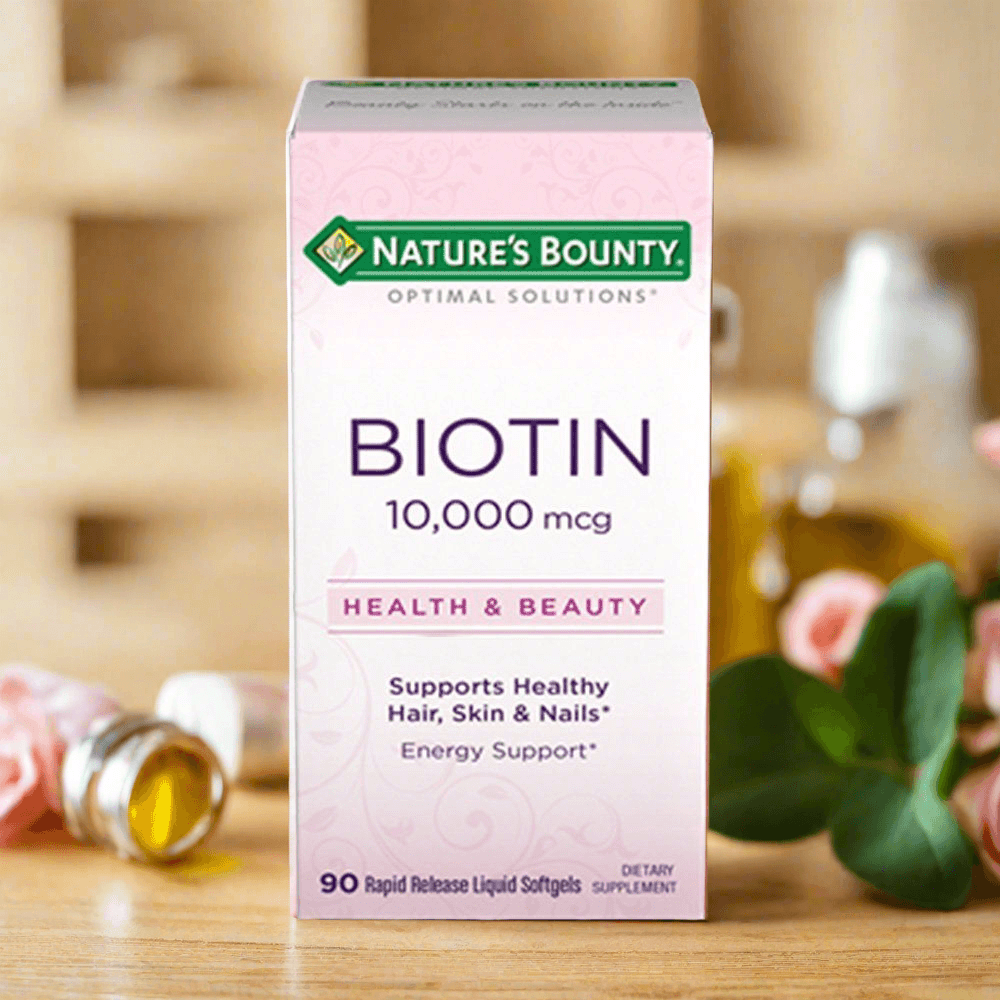 Nature's Rabbit Bounty Nature's Bounty Biotin 10,000mcg 90 softgels – Vitamins House