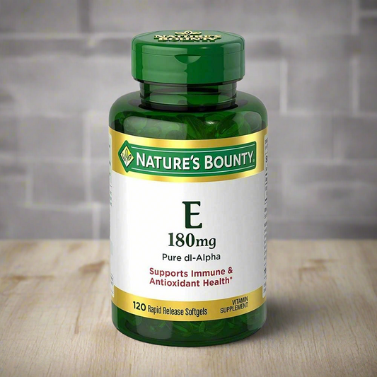 Nature's Bounty E 180mg 120 Softgels - Vitamins House