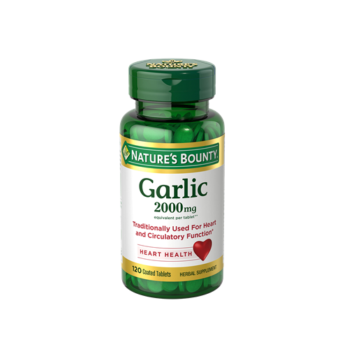 Nature's Bounty Garlic 2000 mg, 120 Ct - Vitamins House