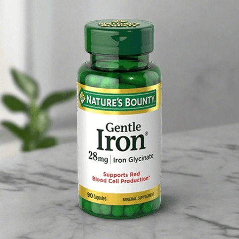 Nature's Bounty Gentle Iron 28mg 90 Capsules - Vitamins House
