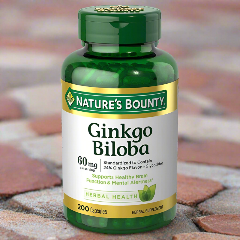 Nature's Bounty Ginkgo Biloba 60mg - Vitamins House