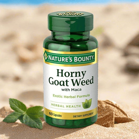 Nature's Bounty Horny Goat Weed with Maca 60 Capsules - Vitamins House