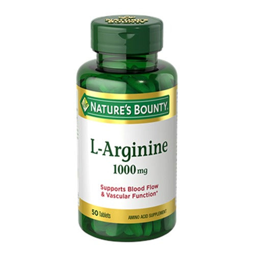 Nature's Bounty L-Arginine 1000mg, 50 Ct - Vitamins House