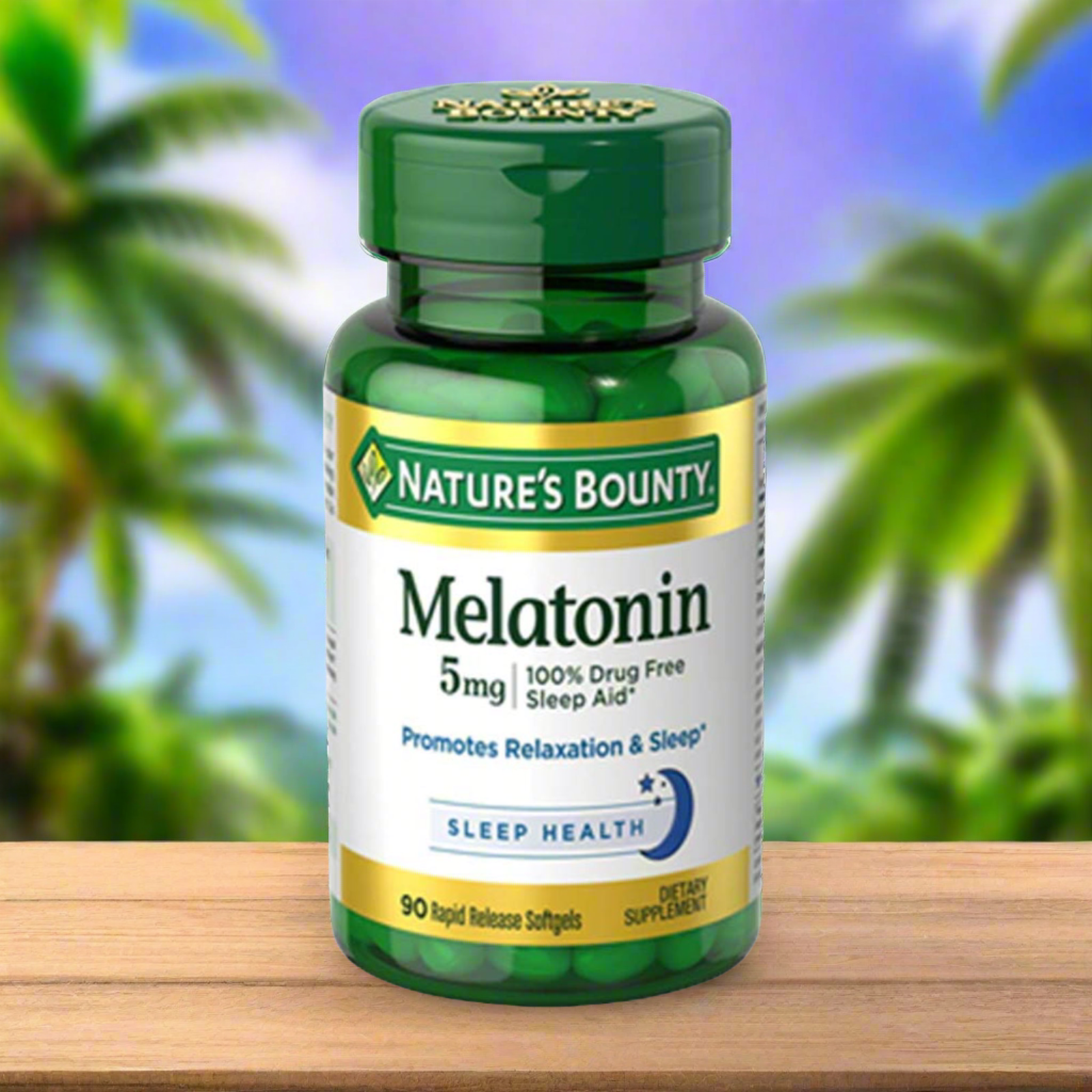 Nature's Bounty Melatonin 5mg 90 Softgels - Vitamins House