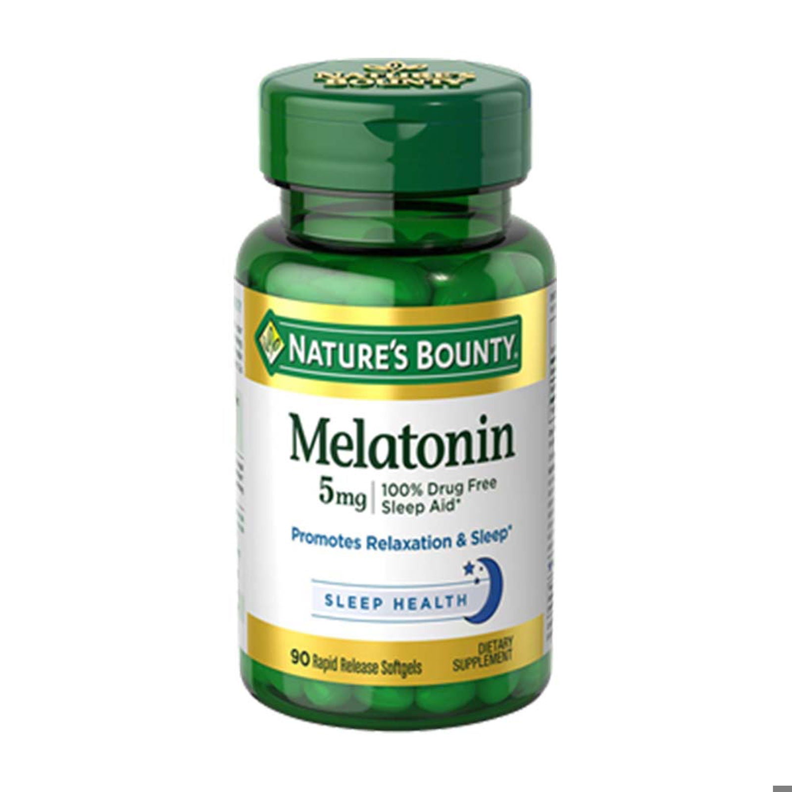 Nature's Bounty Melatonin 5mg 90 Softgels - Vitamins House