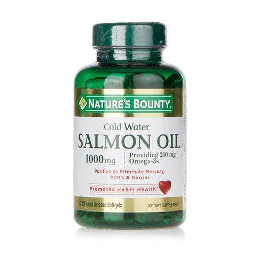 Nature's Bounty Salmon Oil 1000mg, 120 Ct - Vitamins House