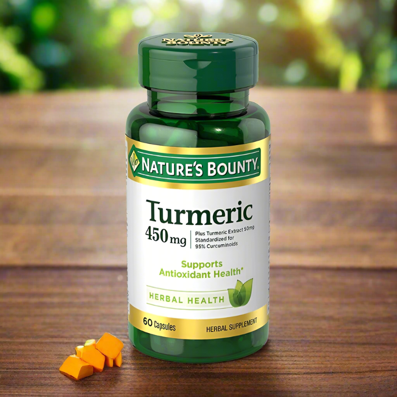 Nature's Bounty Turmeric 450mg 60CT - Vitamins House