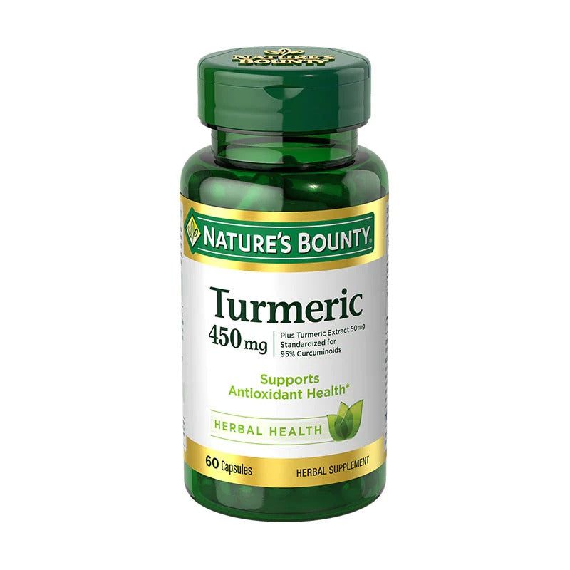 Nature's Bounty Turmeric 450mg 60CT - Vitamins House