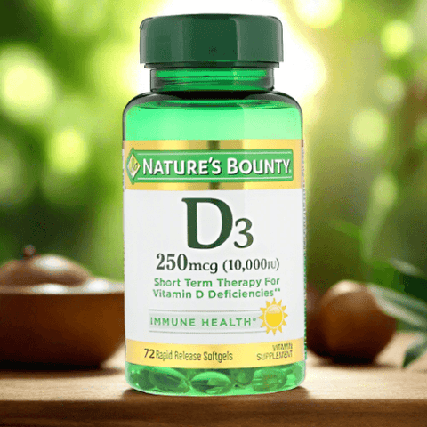 Nature's Bounty Vitamin D3 10000 IU, 72 Ct - Vitamins House