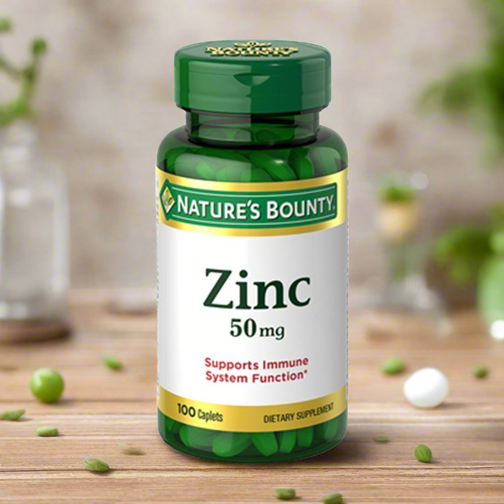 Nature's Bounty Zinc 50mg 100ct - Vitamins House