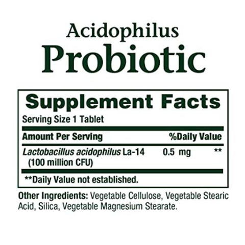 Nature's Bounty Acidophilus Probiotic