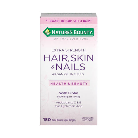 Nature's Bounty Hair, Skin & Nails Extra Strength 150 Softgels
