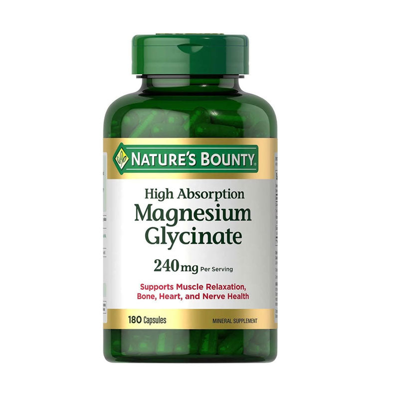 Natures Bounty Magnesium Glycinate 240mg 180 ct