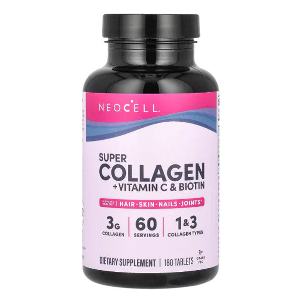 NeoCell Super Collagen Vitamin C  Biotin 180 Ct Vitamins House