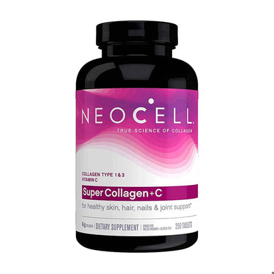 NeoCell Super Collagen+C 250 Tablets Bottle Front Vitamins House