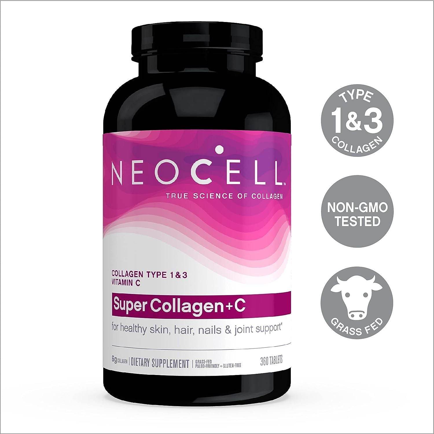 NeoCell Super Collagen+C With Biotin 360 Tablets - Vitamins House