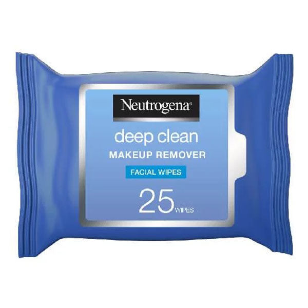 Neutrogena Makeup Remover Facial Wipes Deep Clean Pack Of 25 Wipes