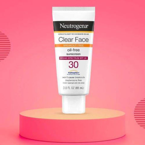 Neutrogena Clear Face Oil Free Sunscreen Broad Spectrum Spf 30 88Ml - Vitamins House