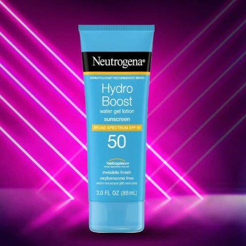 Neutrogena Hydro Boost Water Gel Lotion Sunscreen Broad Spectrum Spf 50 88Ml - Vitamins House
