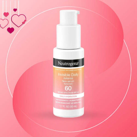 Neutrogena Invisible Daily Defense Face Serum Spf 60+ 50Ml - Vitamins House
