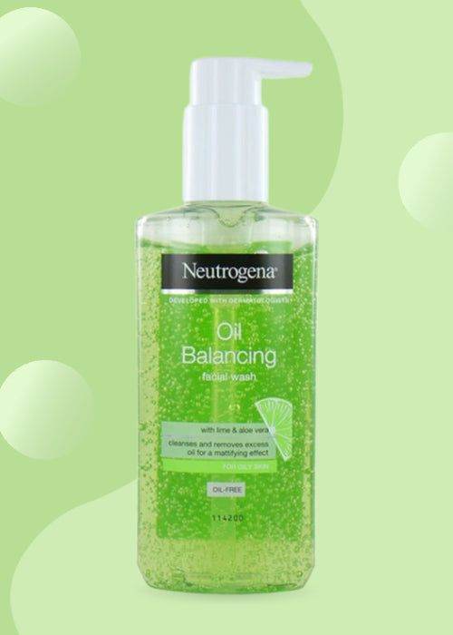 Neutrogena Oil Balancing Facial Wash For Oily Skin Oil Free 200Ml - Vitamins House
