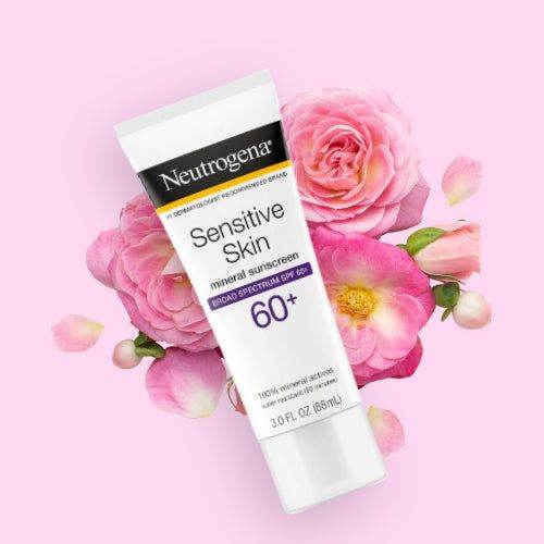 Neutrogena Sensitive Skin Mineral Sunscreen Broad Spectrum Spf 60+ 88Ml - Vitamins House