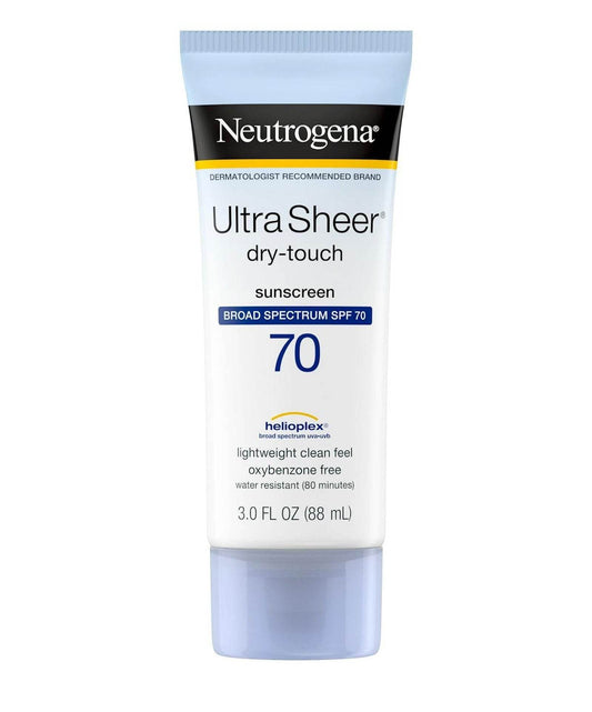 Neutrogena Ultra Sheer Dry-Touch Sunscreen Broad Spectrum Spf 70 88Ml - Vitamins House