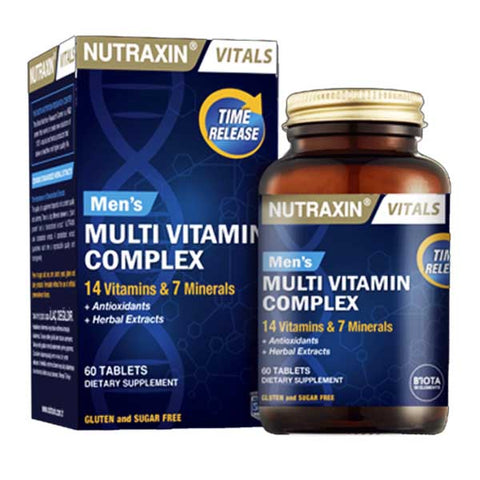 Nutraxin Men's Multivitamin Complex, 60 Ct