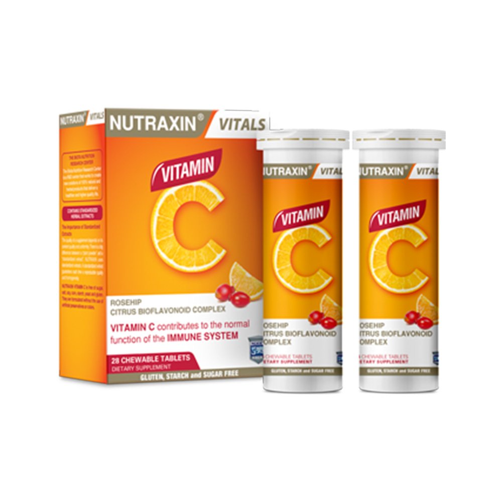 Nutraxin Vitamin C 1000mg 28 Chewable Tablets